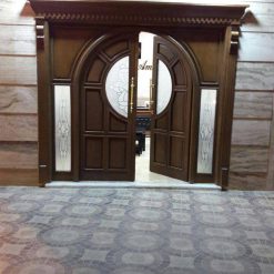 درب لابی تمام چوب سفارشی MA265