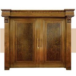 درب چوبی لوکس لابی کد MA270