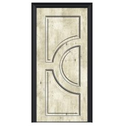 درب HPL مدل خورشیدی ساده