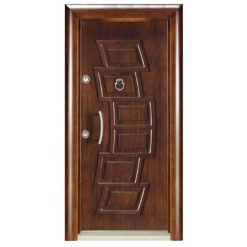 در ضد سرقت لوکس روکش چوب کد 207