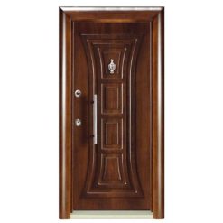 درب ضد سرقت لوکس روکش چوب کد 208