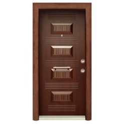 درب ضدسرقت لوکس روکش چوب کد 210