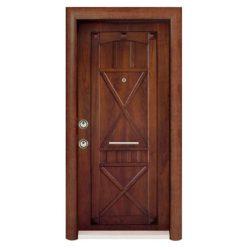 درب ضد سرقت ایرانی روکش چوب کد 215