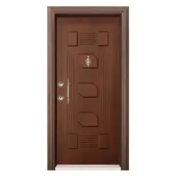 در ضد سرقت استیل روکش چوب کد 242