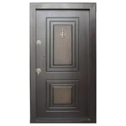 درب ورودی ضد سرقت روکش چوب کد 247