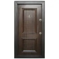 درب ورودی ضد سرقت بروکش چوب کد 248