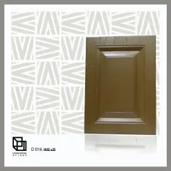 درب کابینتی MDF روکش ممبران تک قاب برجسته قهوه ای کلاسیک کد 016 
