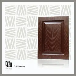 در کابینتی MDF روکش ممبران تک قاب قهوه ای کلاسیک کد 011 