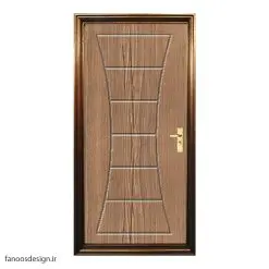 درب چوبی رویه پی وی سی کد 043