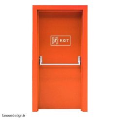 فروش انواع درب های ضد حریق، درب خروج اضطراری، درب بیمارستانی، درب ضد آتش، درب ضد حریق تک لنگه کد1101