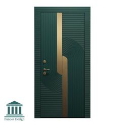 در داخلی چوبی روکش pvc کد 155