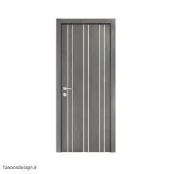 درب اتاقی چوبی، درب اتاقی لوکس، درب اتاقی جدید، درب اتاقی پی وی سی، در هتلی ام دی اف روکش PVC کد 425