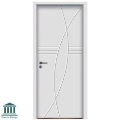 درب داخلی mdf اتاقی لوکس با رنگ پلی اورتان کد 934