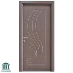 درب داخلی لوکس mdf اتاق با رنگ پلی اورتان کد 921