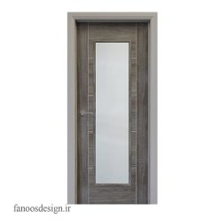درب تمام چوب داخلی اتاق و شیشه خور کد 3049