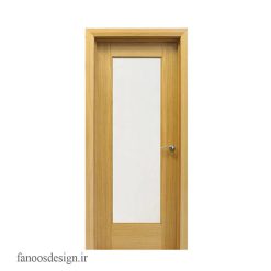 درب داخلی چوبی و شیشه خور کد 3015