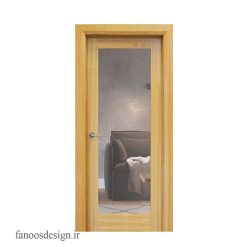 درب چوبی شیشه خور کد 3011