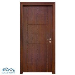 درب اتاقی HDF روبه PVC کد MT401