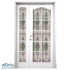 درب اتاق کلاسیک شیشه خور کد MT3108