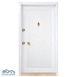 در ضدسرقت سفید رویه PVC صدفی کد MT228