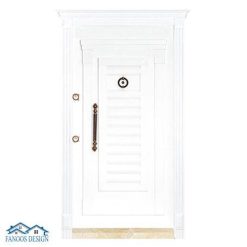 درب ضد سرقت کرکره ای سفید کد MT225