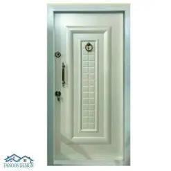 درب ضد سرقت ونوس برجسته سفید کد MT220