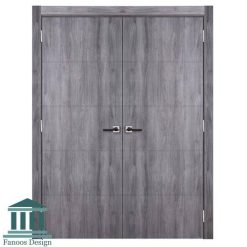 درب دولنگه ام دی اف با رویه پی وی سی کد 3015