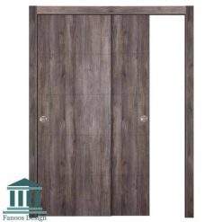 درب ریلی کمد دیواری ام دی اف با رویه PVC کد 3028