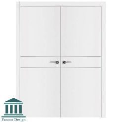 درب دولنگه MDF با روکش pvc کد 3008