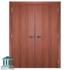 درب دولنگه MDF با رویه پی وی سی کد 3014