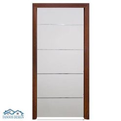 درب سفید اتاق خواب استیل خور کد 3071