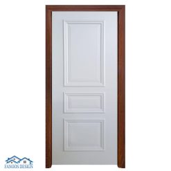 درب اتاق MDF با روکش پی وی سی کد 3057