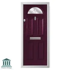 در کلاسیک شیشه خور طرح انگلیسی کد 4053