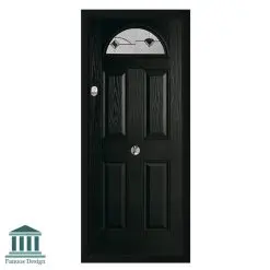 در کلاسیک شیشه خور طرح انگلیسی کد 4053