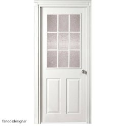 درب HDF ترک قابدار نیم ویترین کد 9029