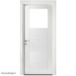 درب HDF ترک مادرید شیشه خور کد 9012