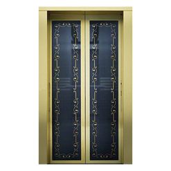 درب استیل لابی دولنگه کد 9001