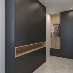 کمد دیواری پلی اورتان کلاسیک و کد 035