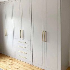 کمد دیواری کلاسیک با رنگ پلی اورتان و کد 027