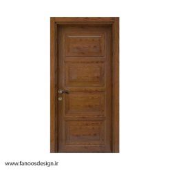 درب اتاق خواب روکش چوب کد MT529