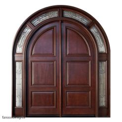 درب لابی تمام چوب هلال کلاسیک 9025