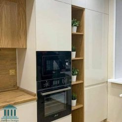 کابینت آشپزخانه ترکیبی ام دی اف وهایگلاس کد 0164