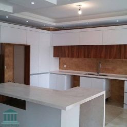 کابینت آشپزخانه ترکیبی ام دی اف و هایگلاس کد 0153