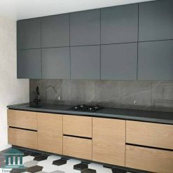 کابینت آشپزخانه ترکیبی ام دی اف و پی وی سی کد 0156