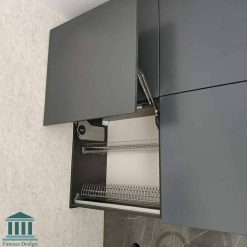 کابینت آشپزخانه ترکیبی ام دی اف و پی وی سی کد 0156