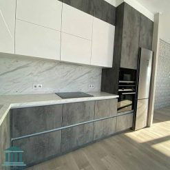 کابینت آشپزخانه ترکیبی هایگلاس و پی وی سی کد 0249