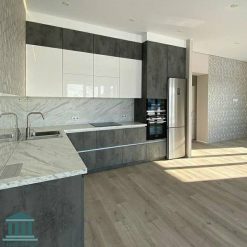 کابینت آشپزخانه ترکیبی هایگلاس و پی وی سی کد 0249