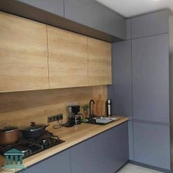 کابینت آشپزخانه ترکیبی پی وی سی و ام دی اف کد 0244