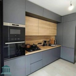 کابینت آشپزخانه ترکیبی پی وی سی و ام دی اف کد 0244