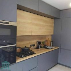 کابینت آشپزخانه ترکیبی پی وی سی و ام دی اف کد 0244